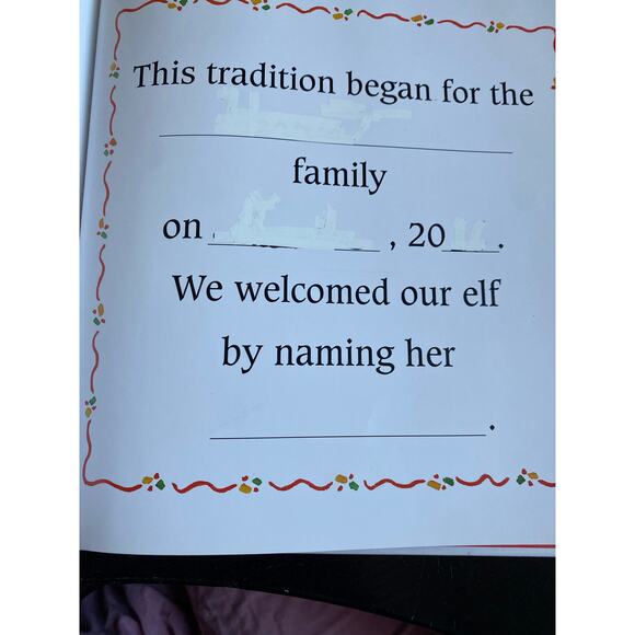 Girl Elf on the Shelf- BOOK ONLY - Picture 7 of 7